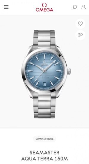 Omega Sea Master Aqua Terra 150M
