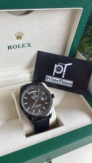 ROLEX DAY DATE LEATHER