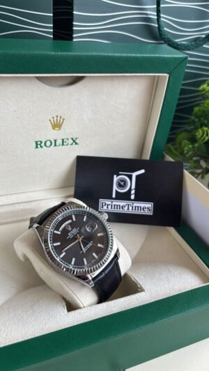 ROLEX DAY DATE LEATHER