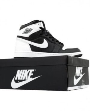 Nikee Air jordan 1 High Og Black White