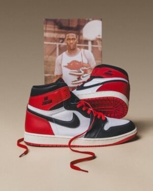 Nikee Air Jordan 1 High Black Toe Reimagined