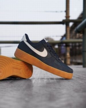 Nikee AirForce 1 Low Black White Gum