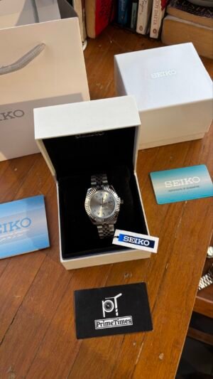 SEIKO SILVER DATE JUST ARBIC