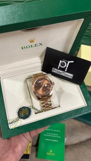 ROLEX DAY DATE BROWN