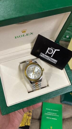 ROLEX DAY DATE TWO TONE WHITE