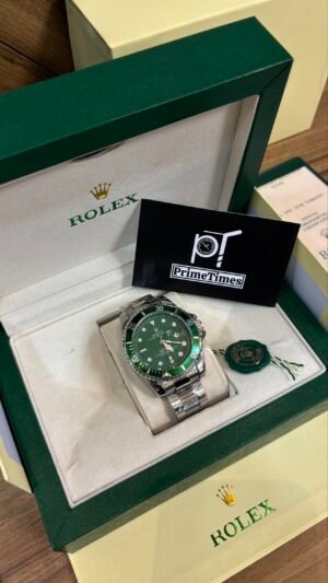 Rolex Submarine Silver Green